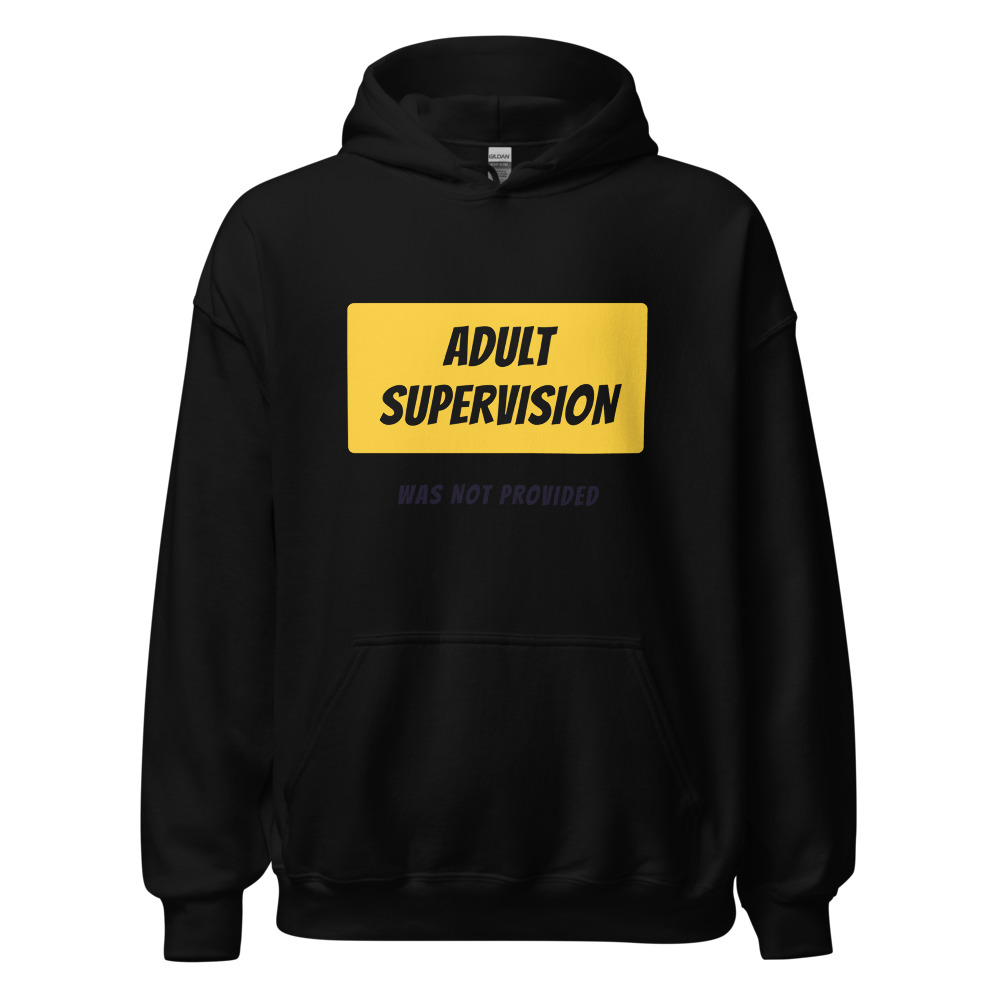 Adult Supervision was not provided Hoodie