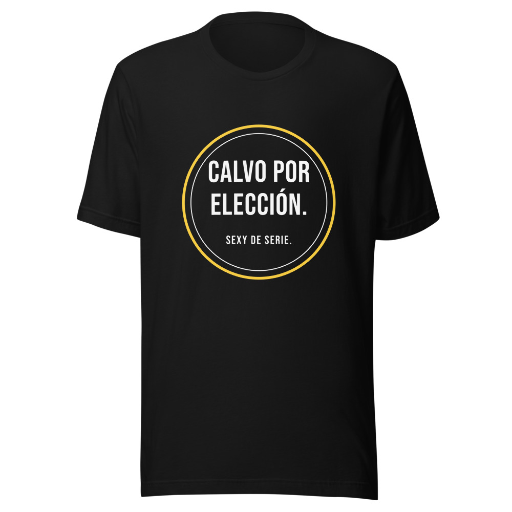 Camiseta Calvo por elección, sexy de serie
