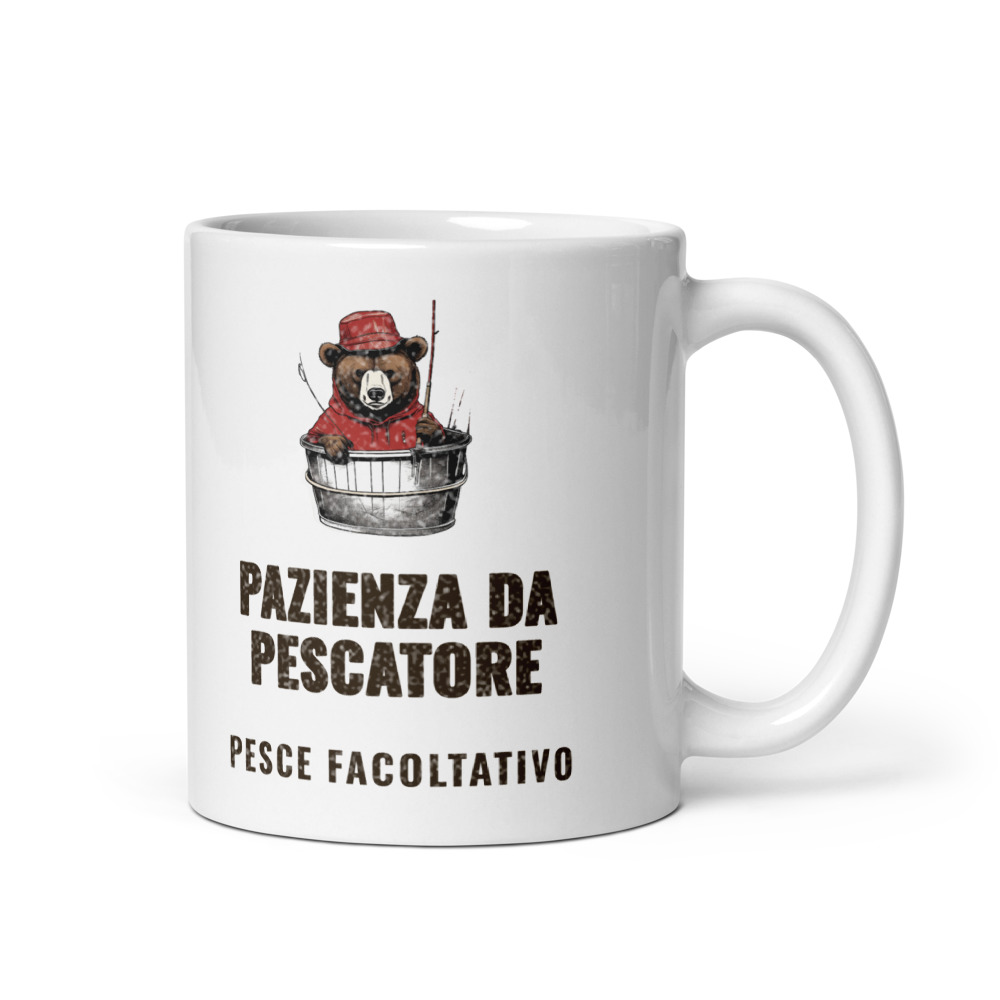 Tazza Pazienza da pescatore Pesce facoltativo