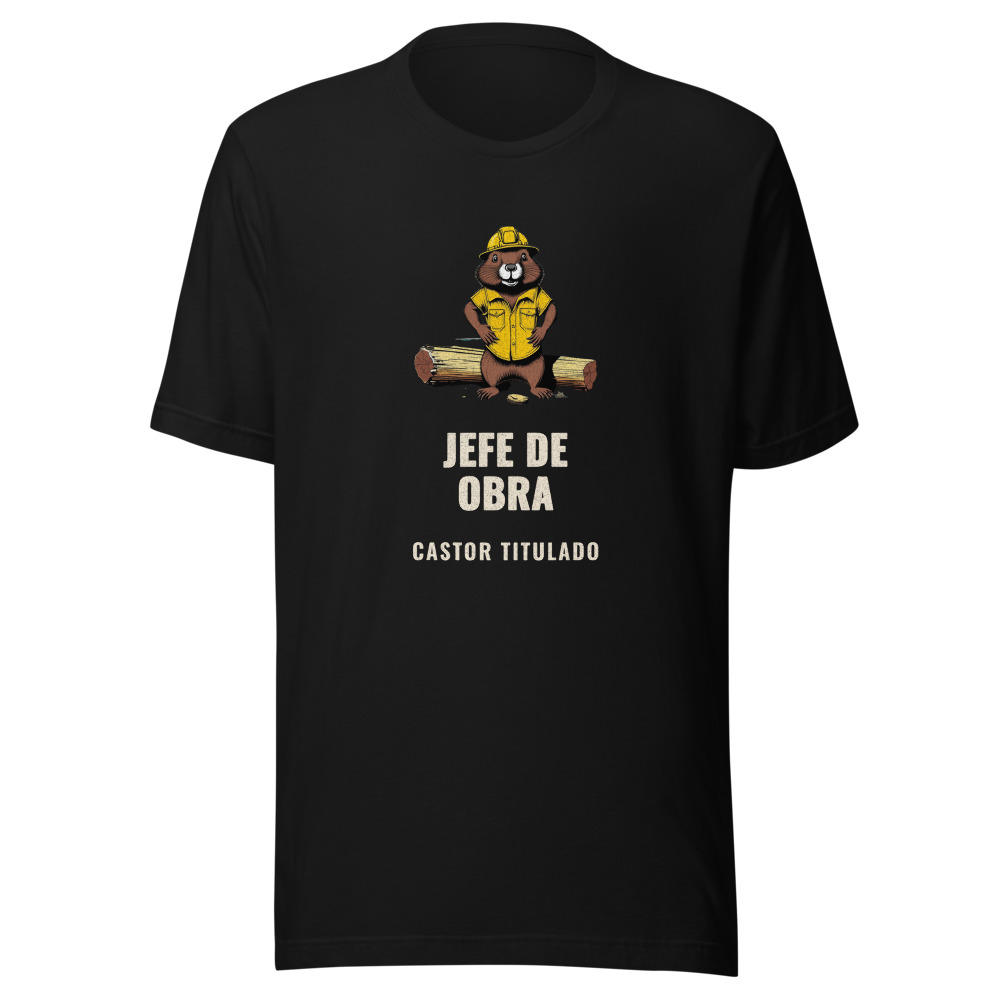 Camiseta Castor Jefe de obra