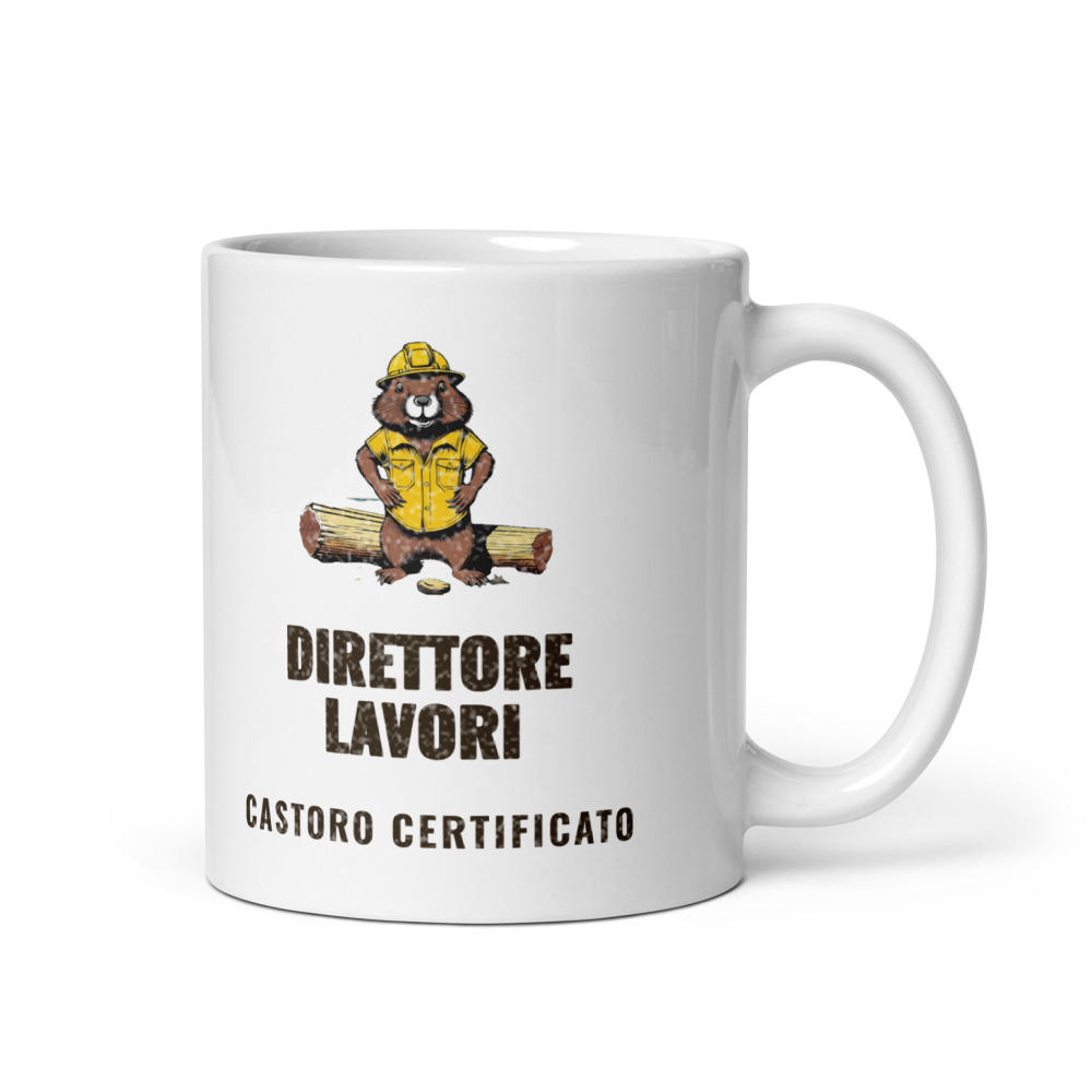 Tazza Direttore Lavori Castoro certificato