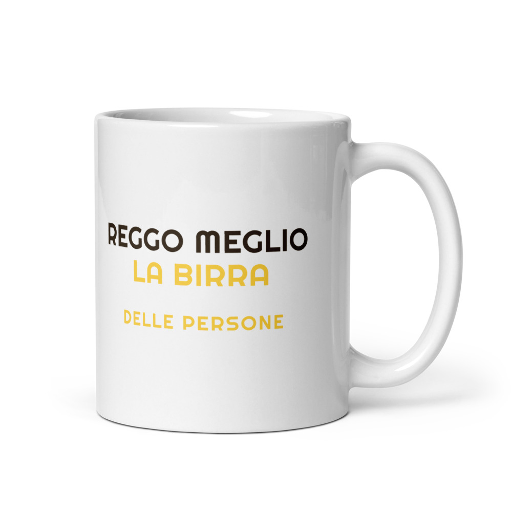 Tazza Reggo meglio la birra delle persone