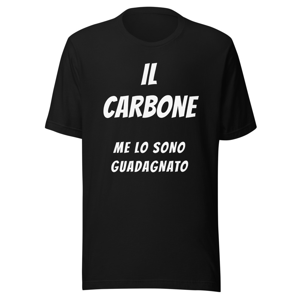 Maglietta Il carbone me lo sono guadagnato, regalo Befana