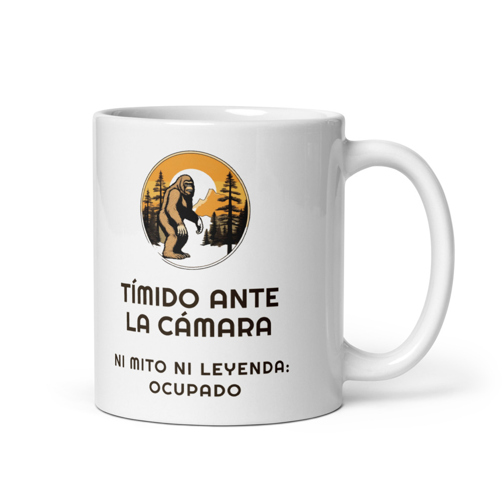 Taza Tímido ante la cámara Ni mito ni leyenda: ocupado