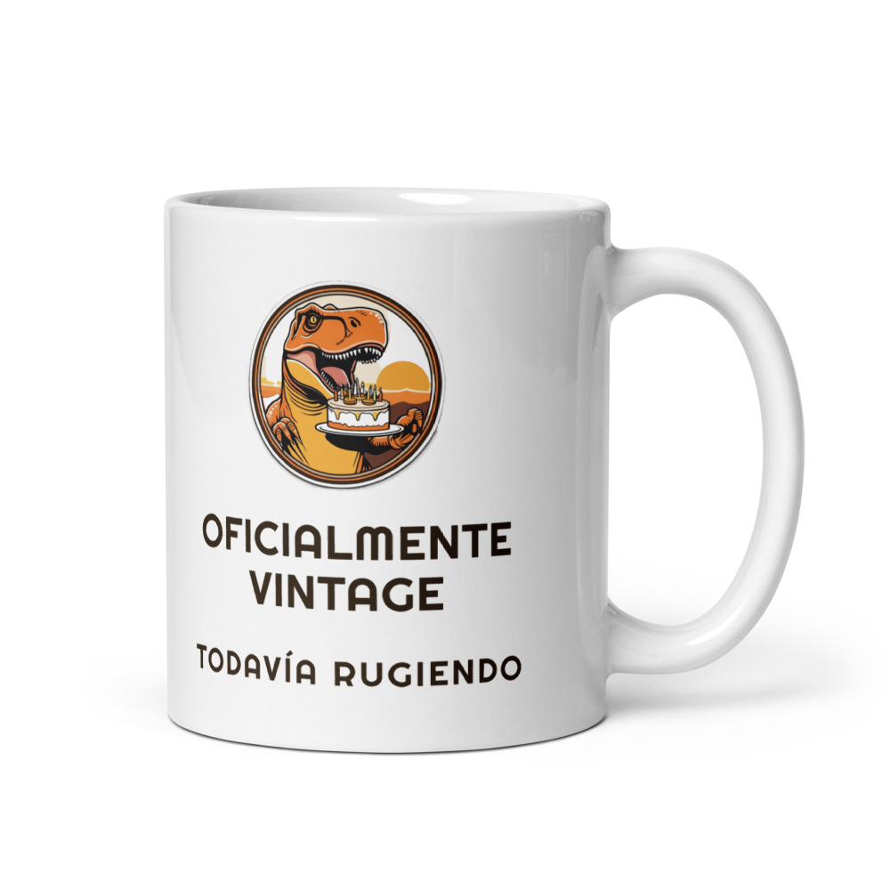Taza Oficialmente vintage Todavía rugiendo