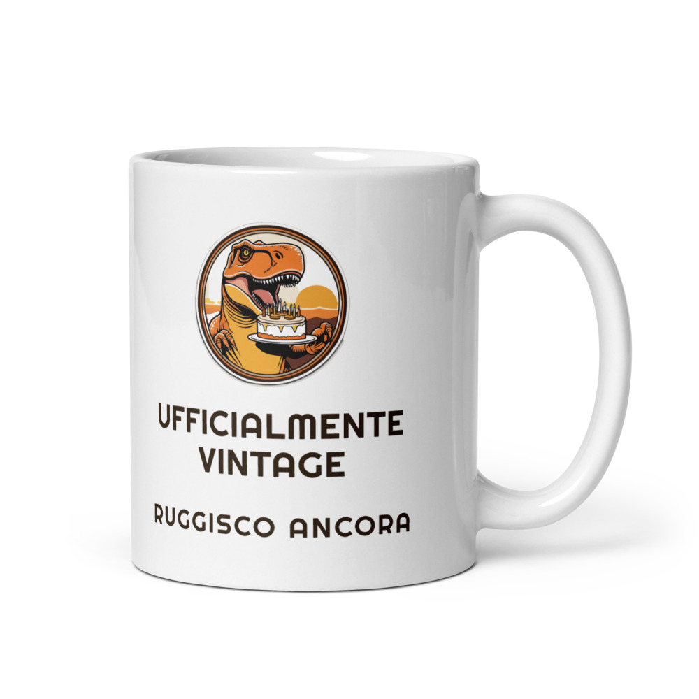 Tazza Ufficialmente vintage Ruggisco ancora