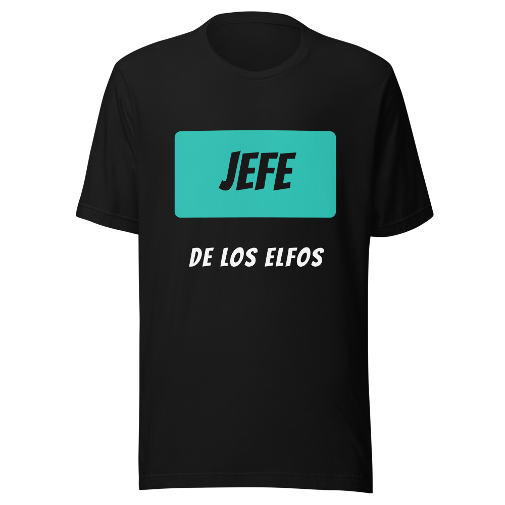 Camiseta jefe de los elfos, regalo de Navidad