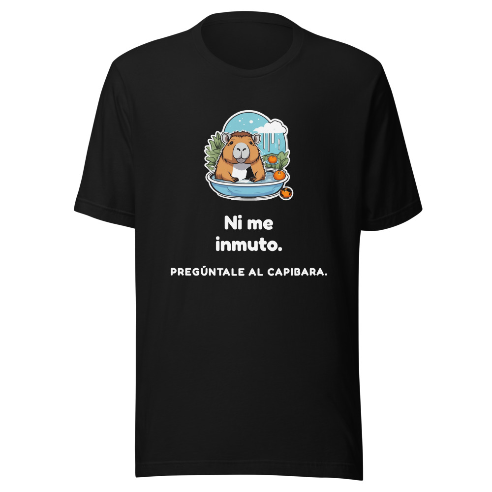 Camiseta Capibara Ni me inmuto