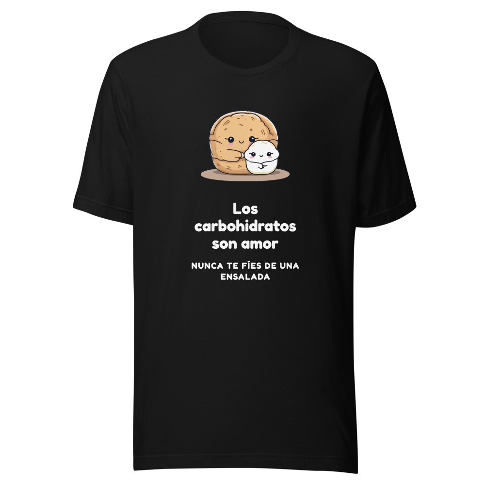 Camiseta Los carbohidratos son amor