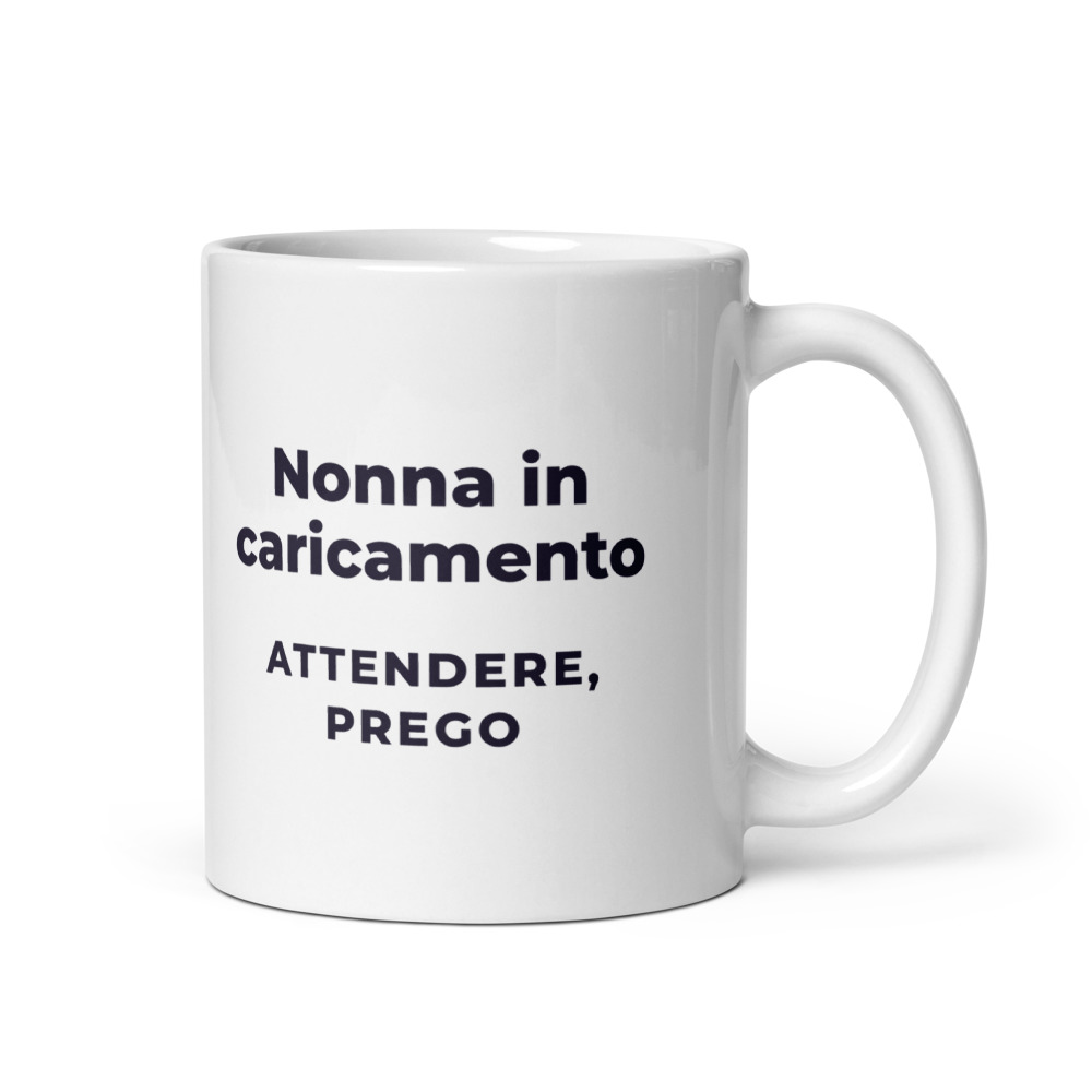 Tazza Nonna in caricamento attendere, prego