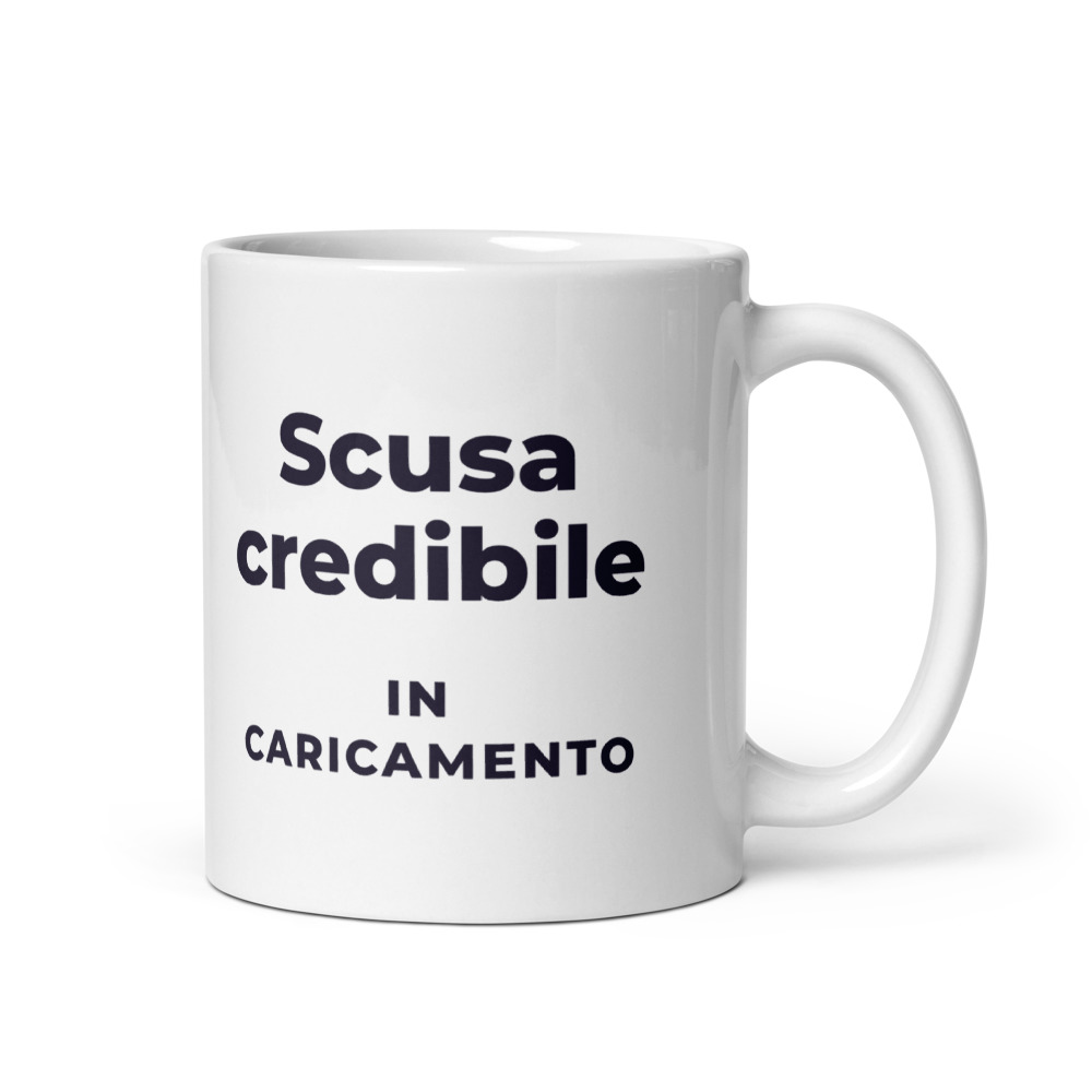 Tazza Scusa credibile in caricamento