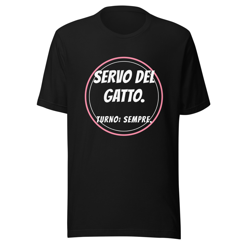 Maglietta Servitore umano, turno sempre