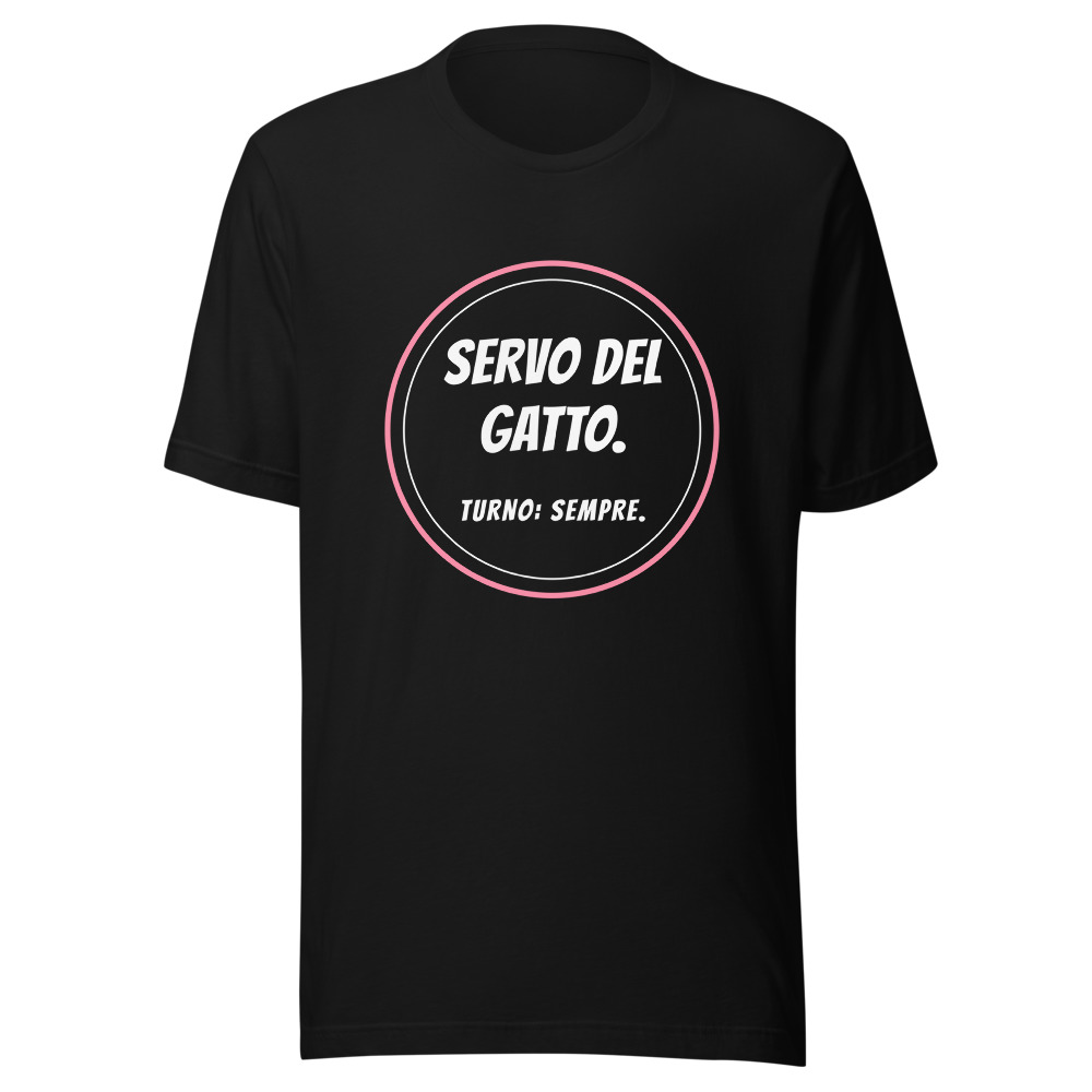 Maglietta Servitore umano, turno sempre