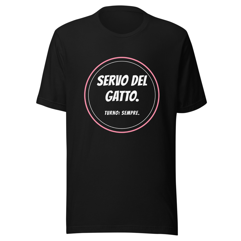 Maglietta Servitore umano, turno sempre