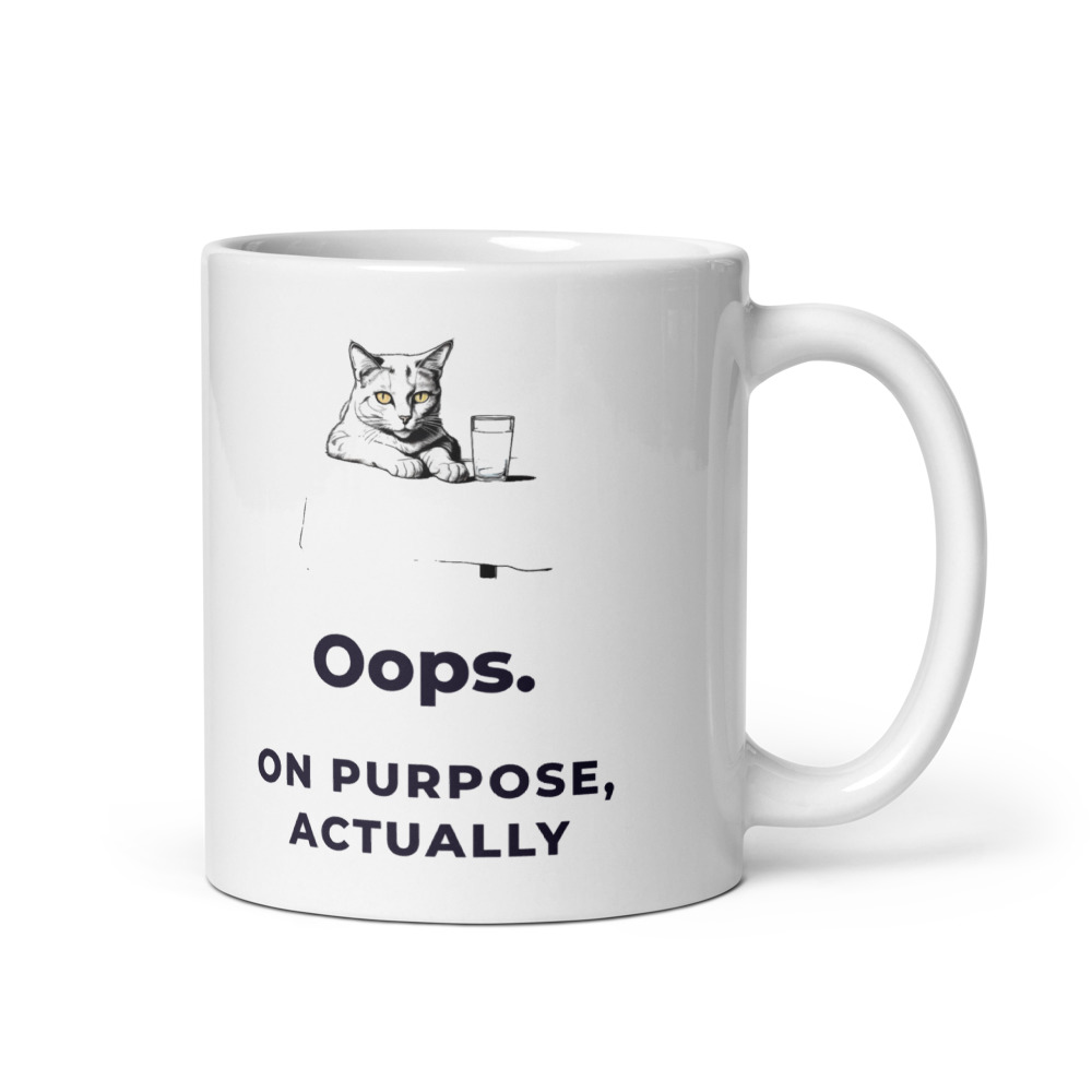 Oops. On purpose, actually Mug