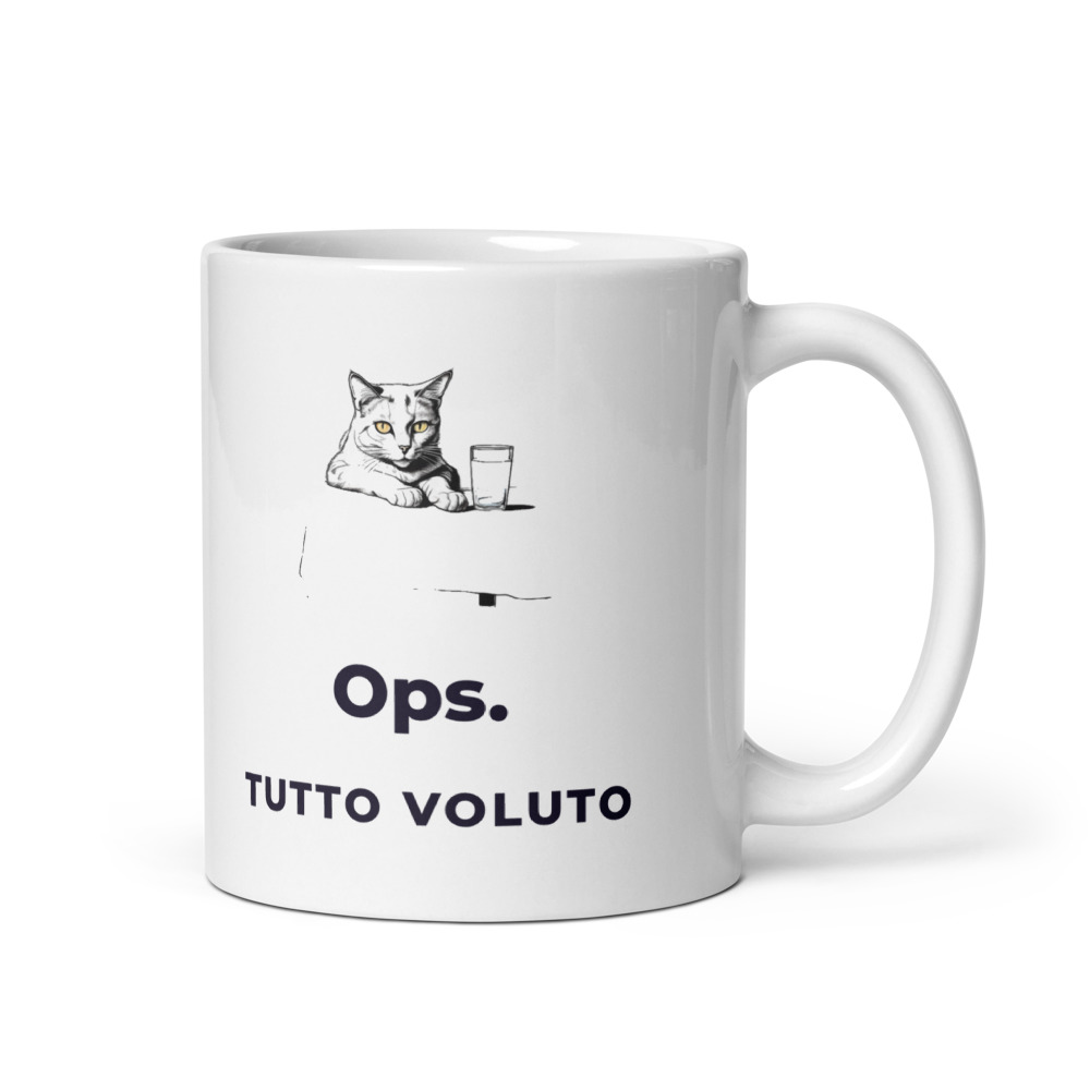Tazza Ops. Tutto voluto