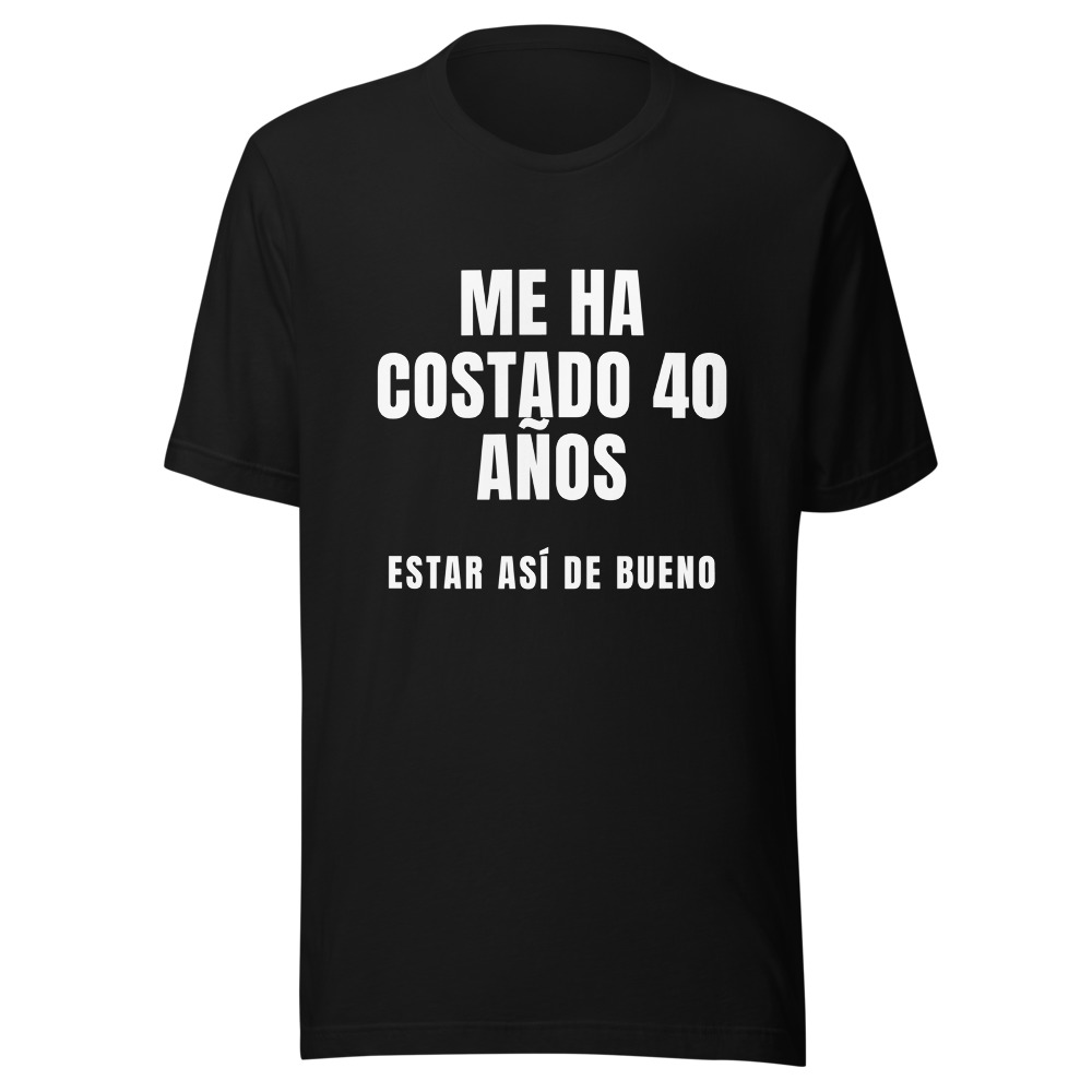 Camiseta 40 años, regalo cumpleaños divertido
