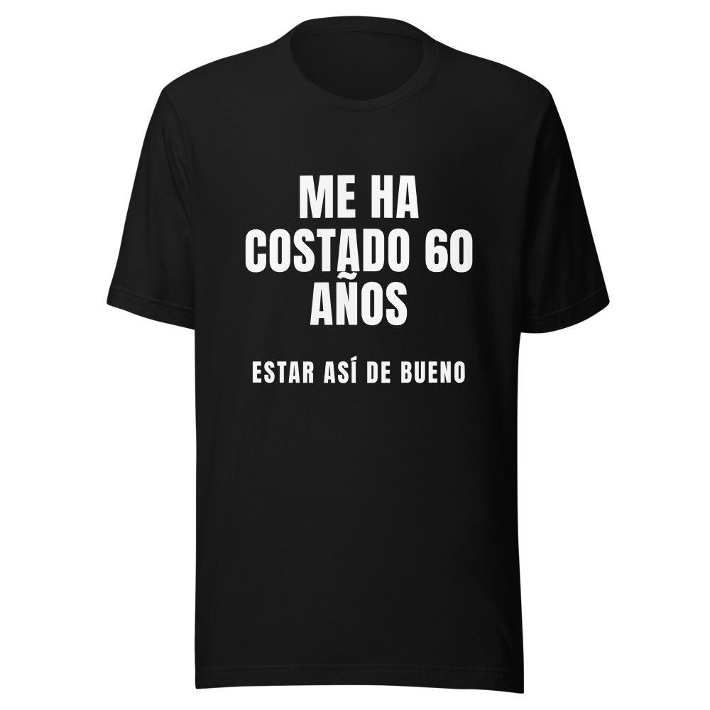 Camiseta 60 años, regalo cumpleaños divertido