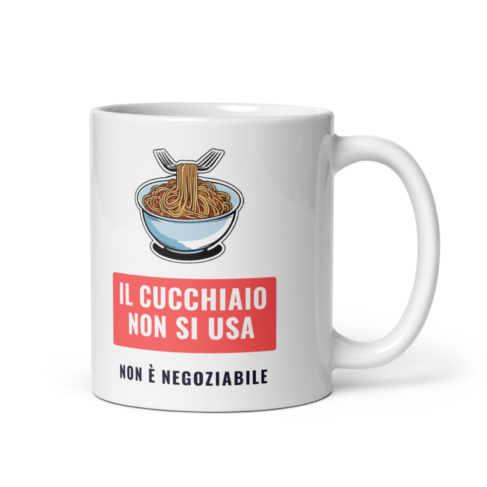 Tazza Il cucchiaio non si usa Non è negoziabile