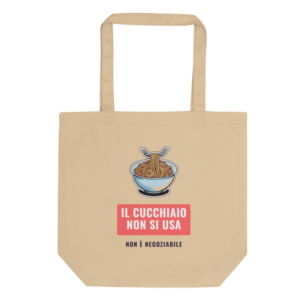 Borsa tote Il cucchiaio non si usa Non è negoziabile