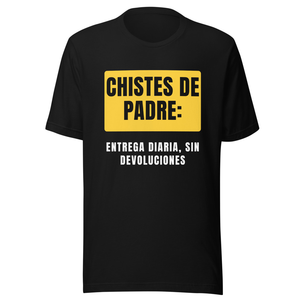 Camiseta Chistes de padre: entrega diaria, sin devoluciones
