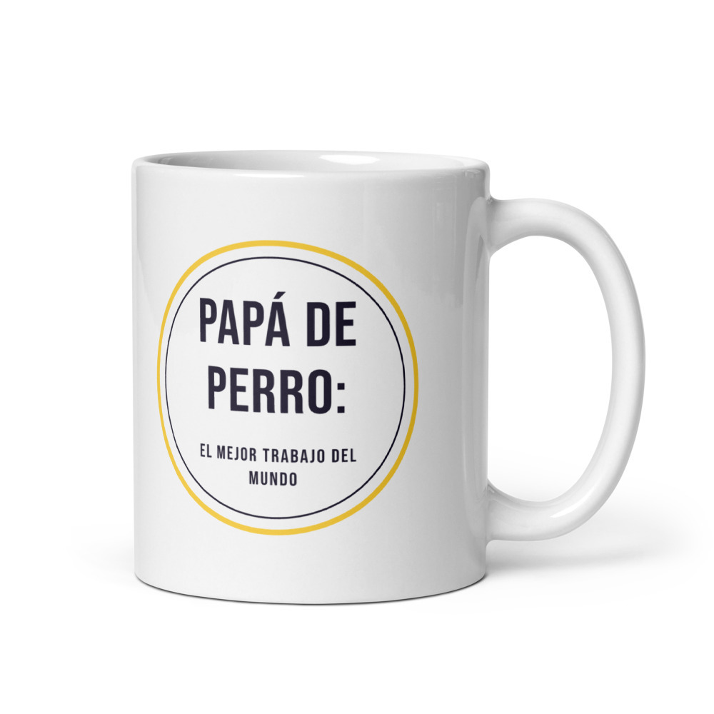 Taza Papá de perro: el mejor trabajo del mundo