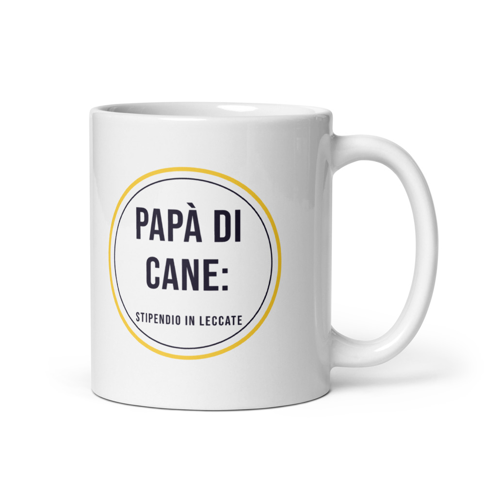 Tazza Papà di cane: stipendio in leccate