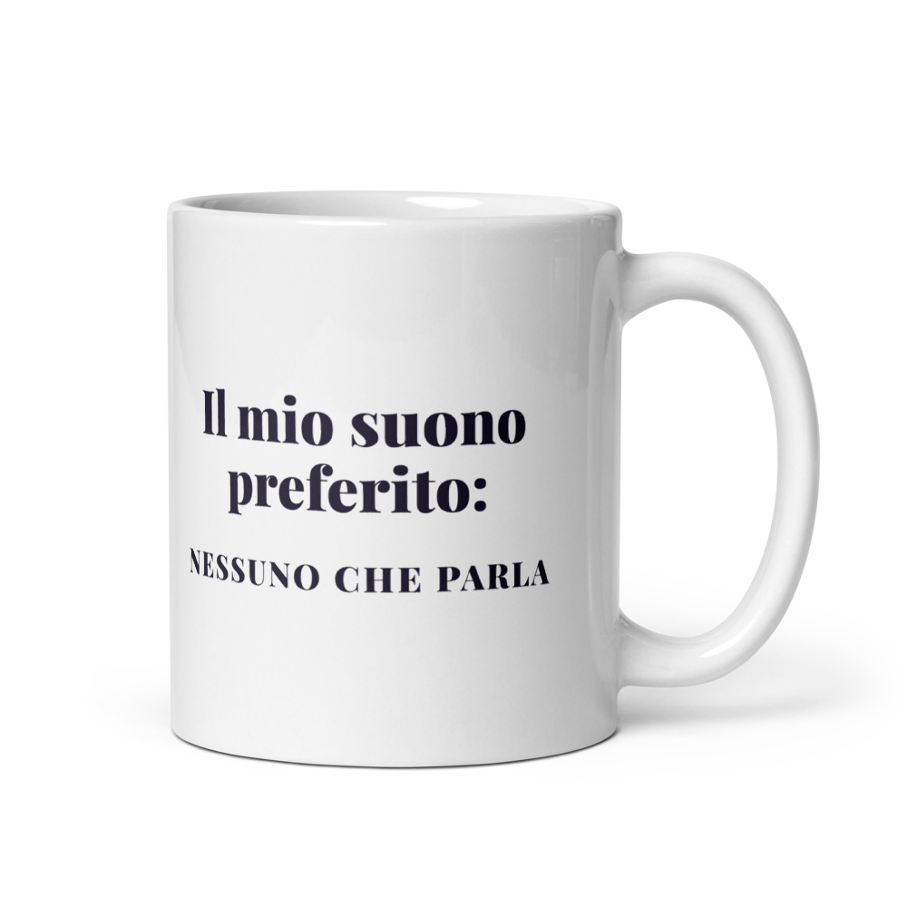 Tazza Il mio suono preferito: nessuno che parla