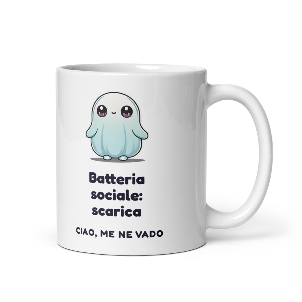 Tazza Batteria sociale: scarica Ciao, me ne vado