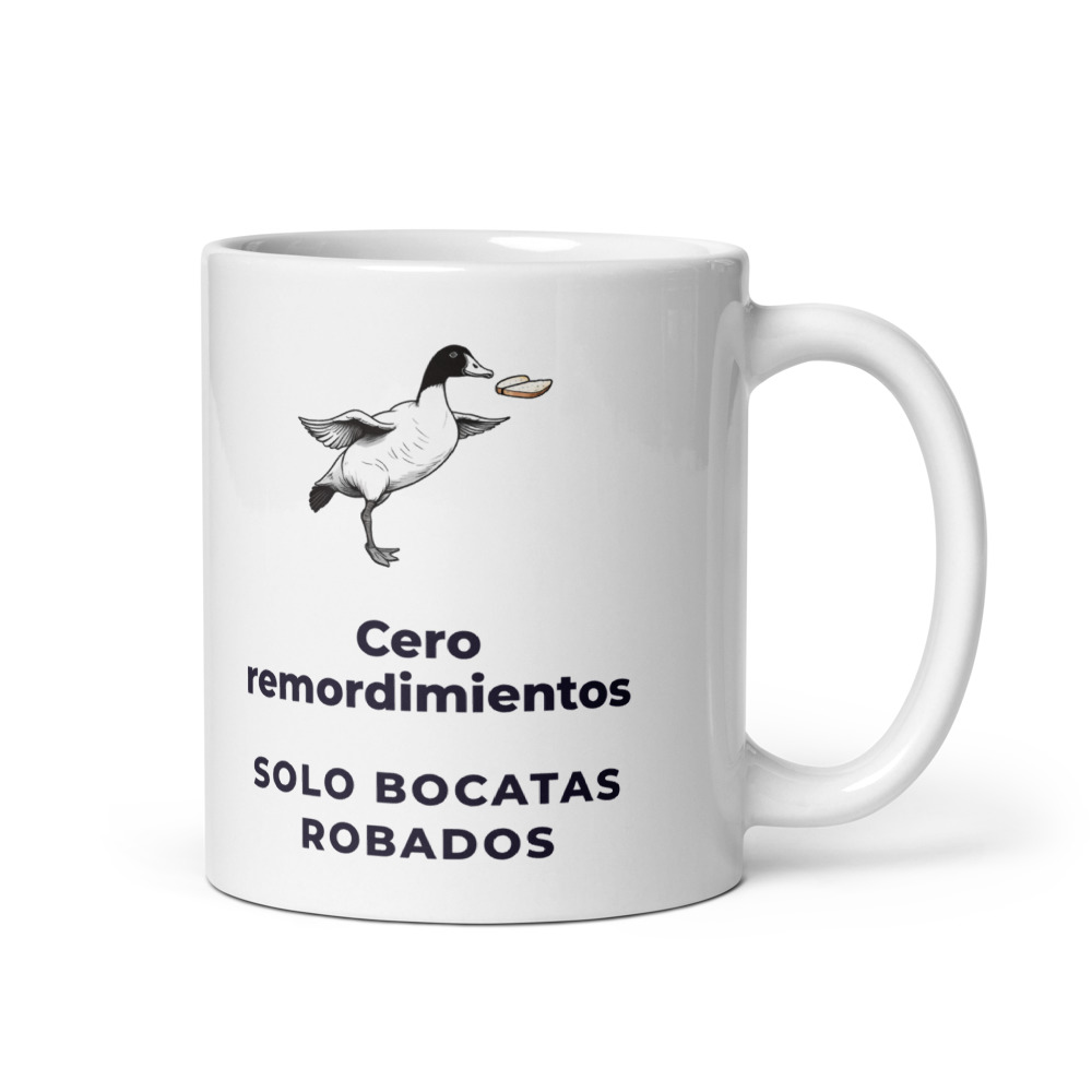 Taza Cero remordimientos Solo bocatas robados