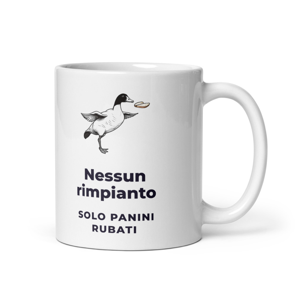 Tazza Nessun rimpianto Solo panini rubati