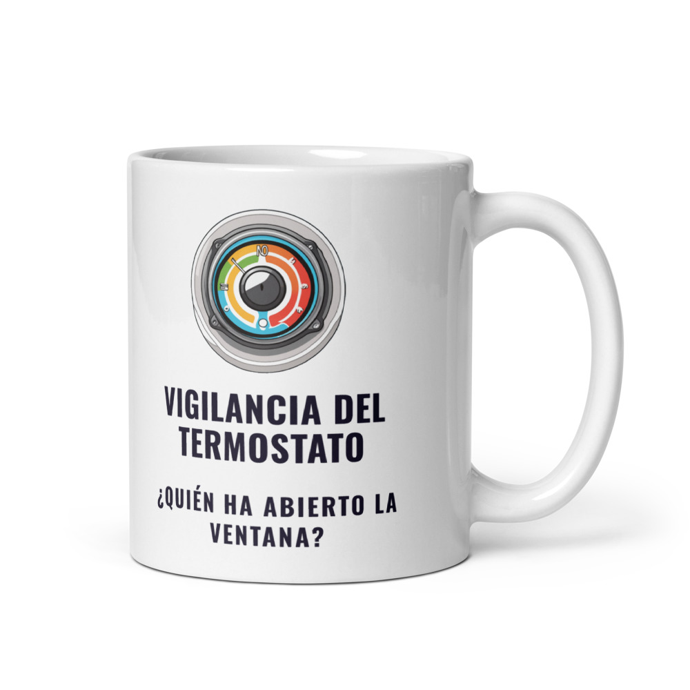 Taza Vigilancia del termostato ¿Quién ha abierto la ventana?