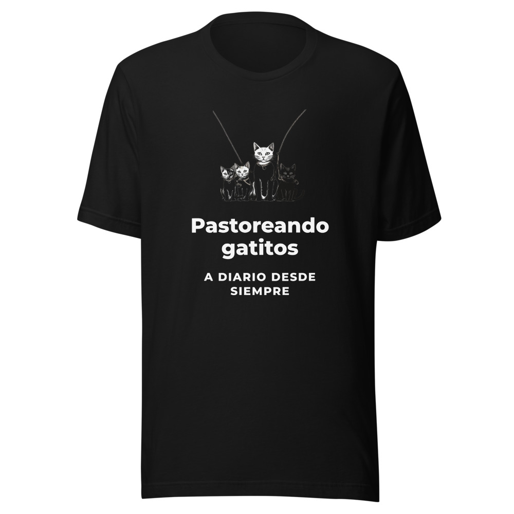 Camiseta Madre Pastoreando gatitos