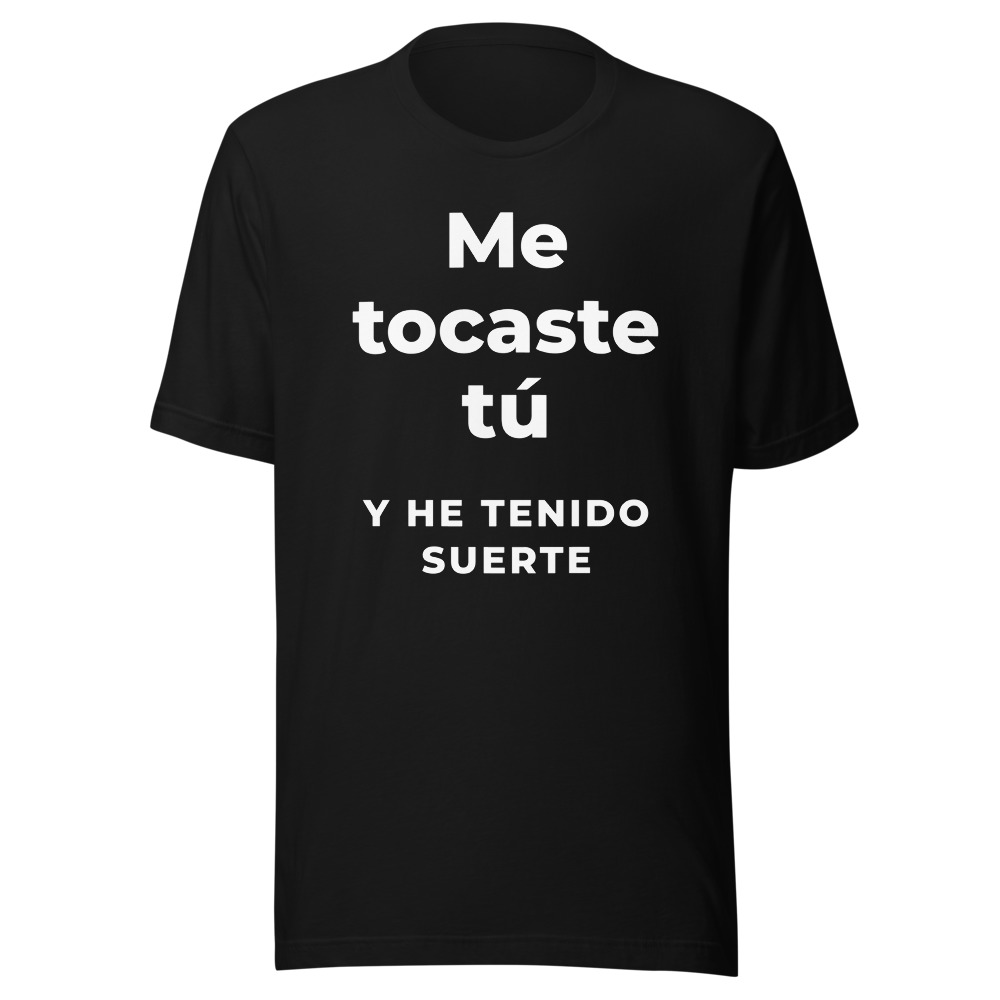 Camiseta me tocaste tú, regalo de amigo invisible