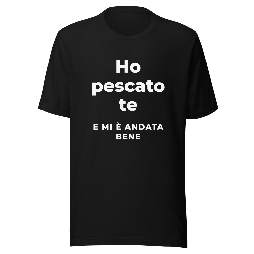 Maglietta ho pescato te, regalo per il Natale in ufficio