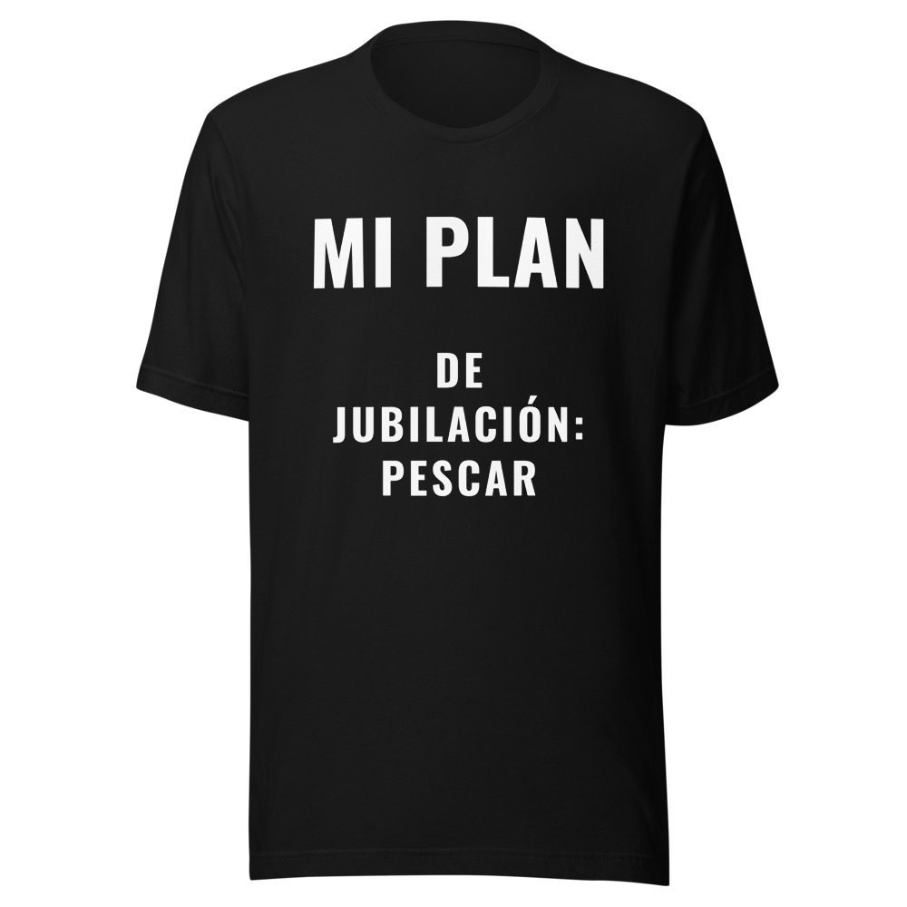 Camiseta mi plan de jubilación, regalo jubilación