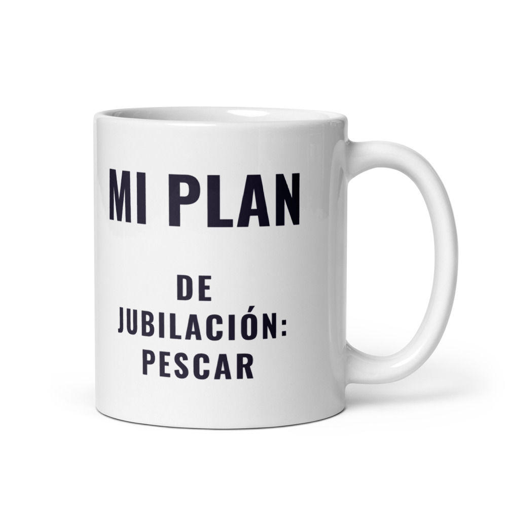 Taza Mi plan de jubilación: pescar