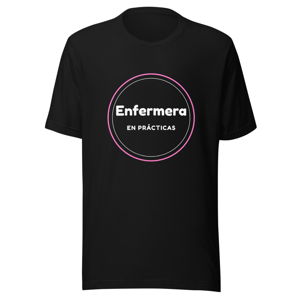 Camiseta Enfermera en prácticas, regalo graduación