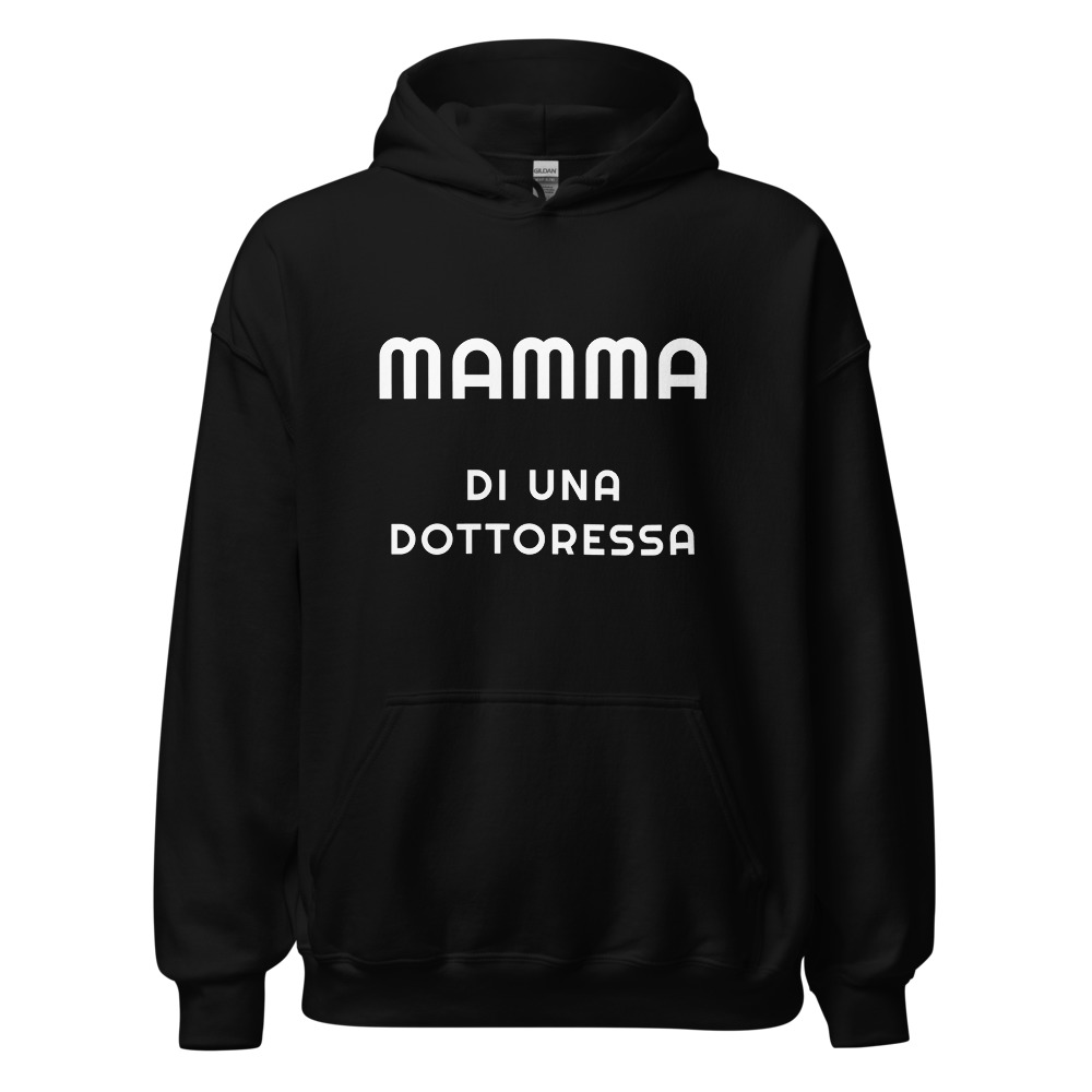 Felpa con cappuccio Mamma di una dottoressa