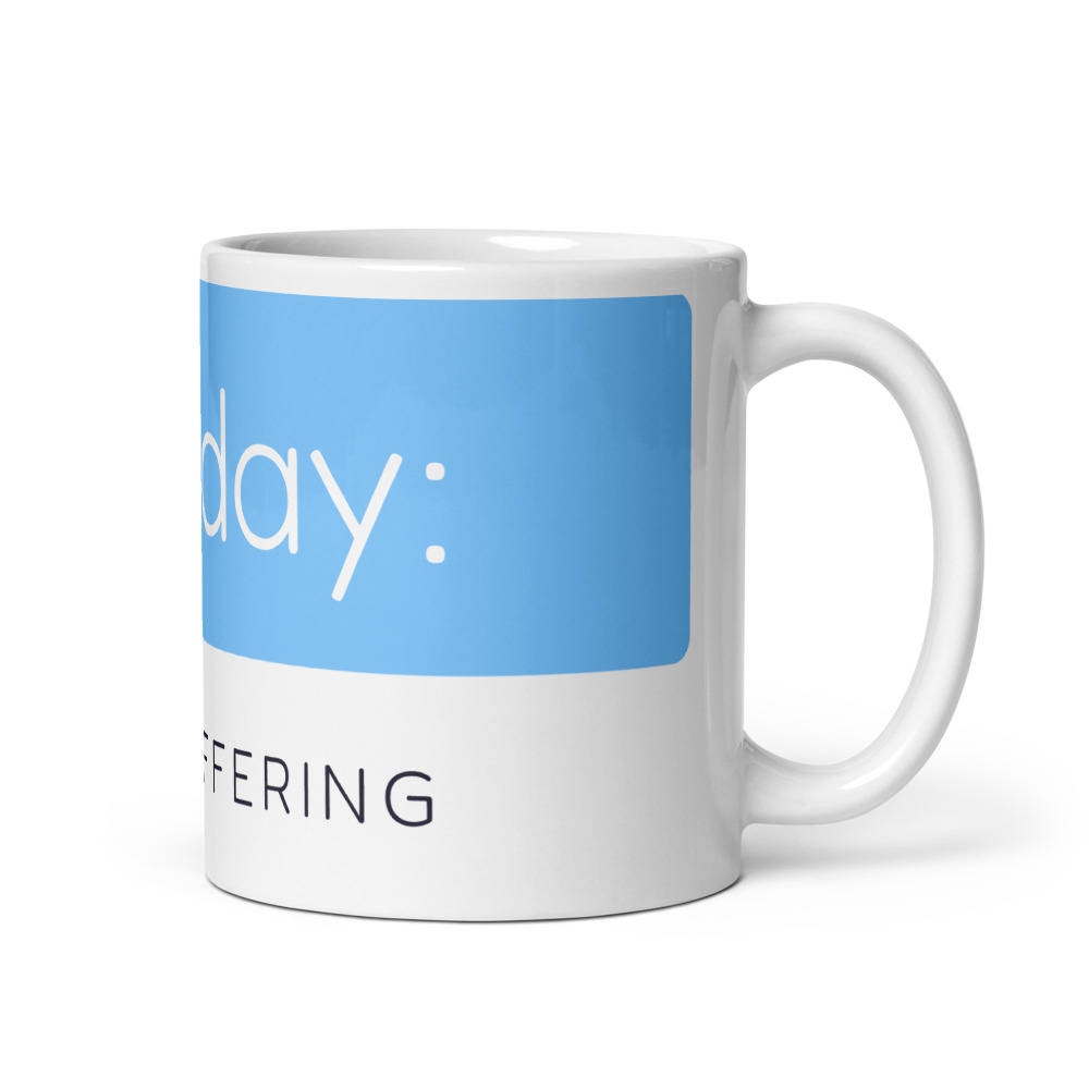 Monday Still Buffering Mug