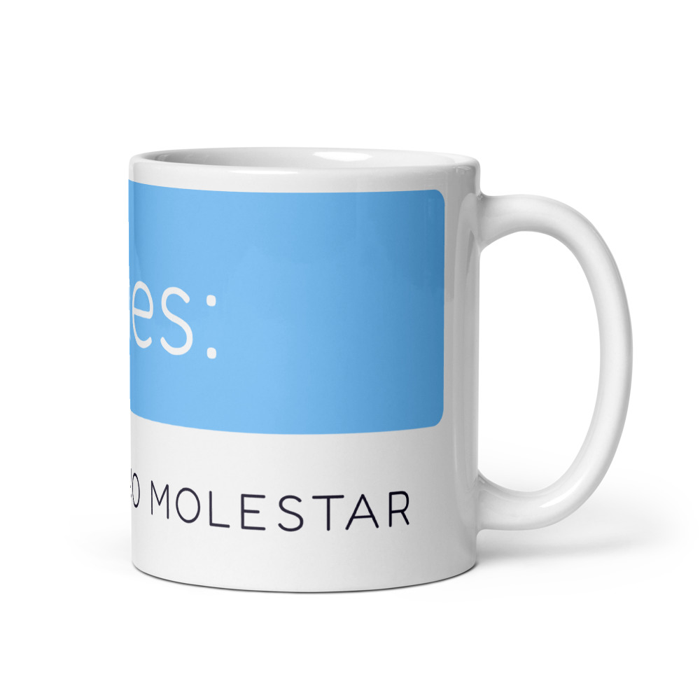 Taza Lunes: cargando, no molestar