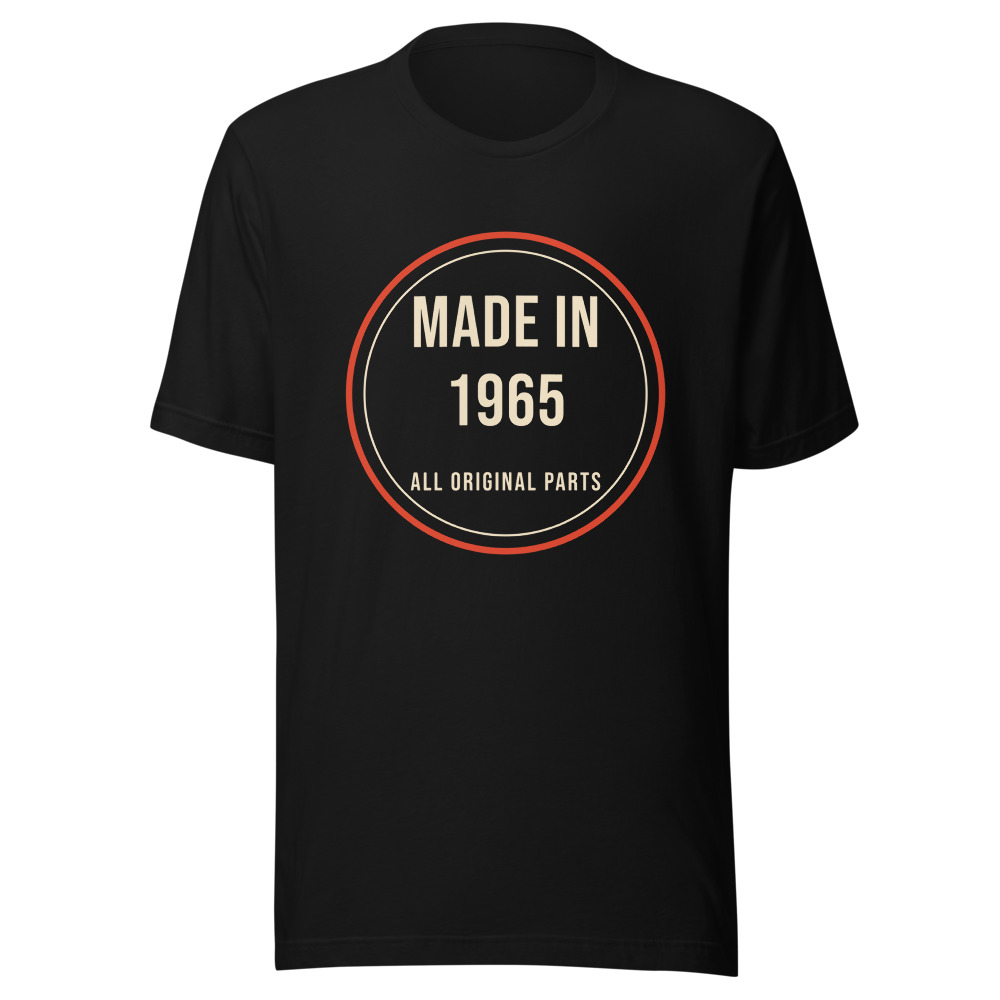 Made In 1965 Birthday T-Shirt