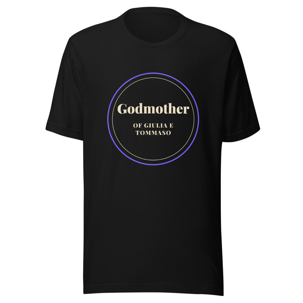 Personalized Godmother T-Shirt With Names