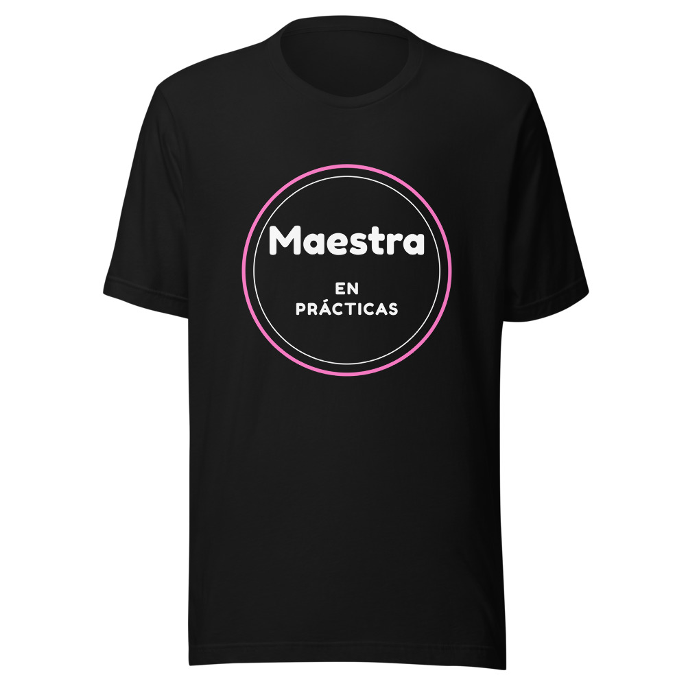 Camiseta Maestra en prácticas, regalo graduación