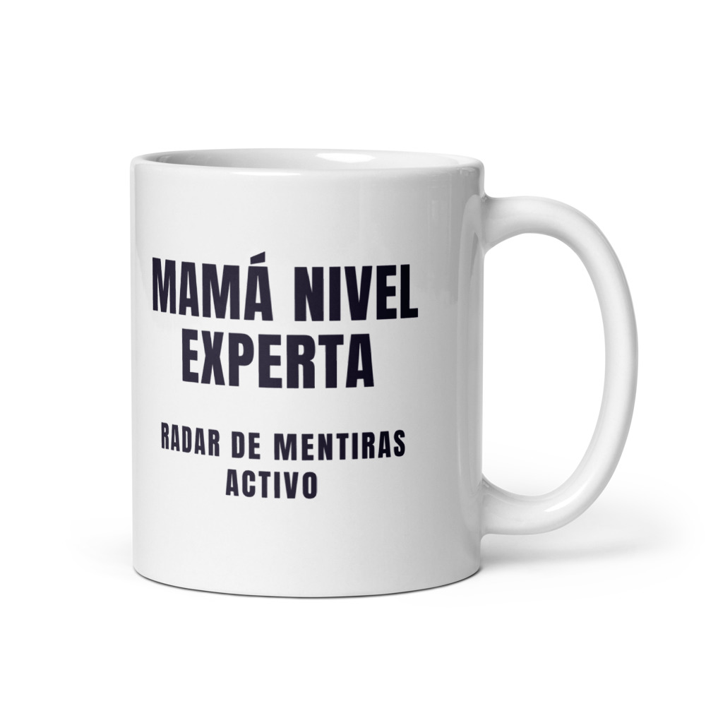 Taza Mamá nivel experta radar de mentiras activo