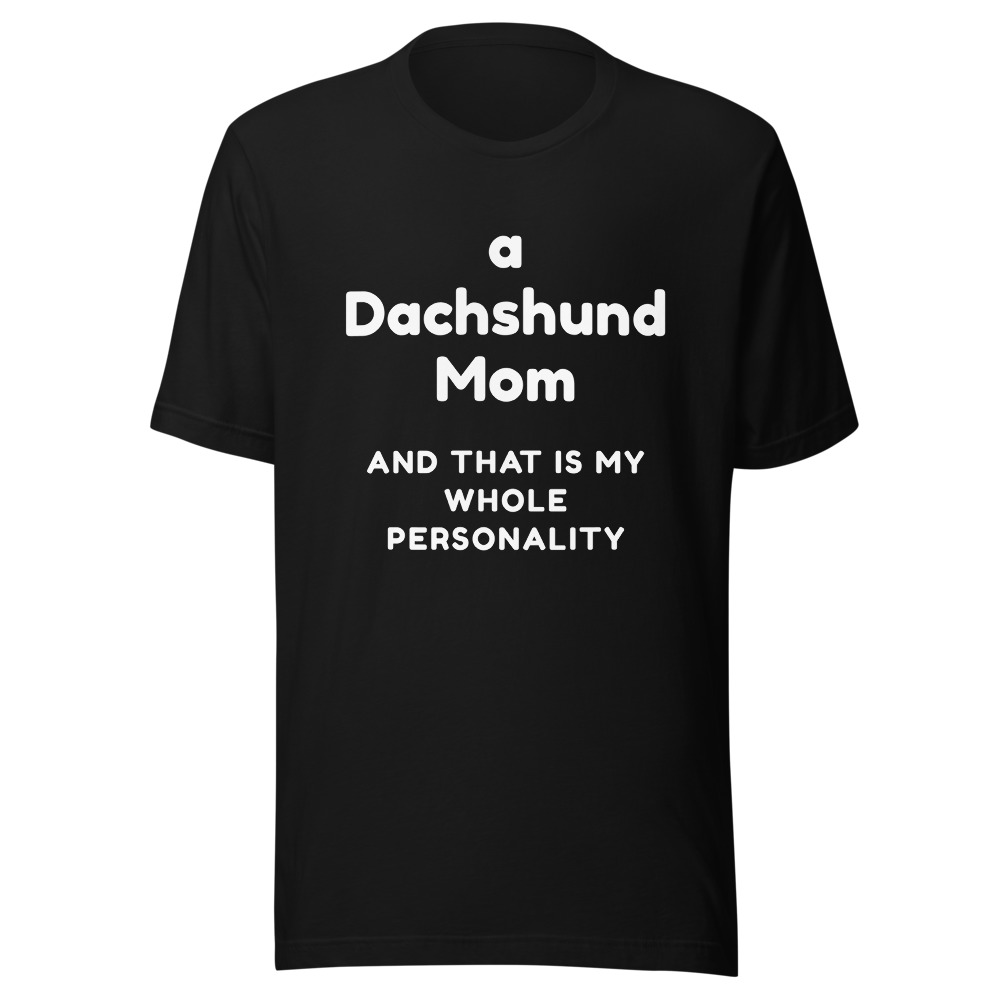 a Dachshund Mom T-Shirt Dog Lover Gift