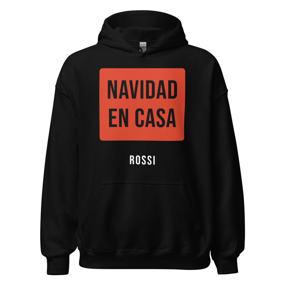 Sudadera con capucha Navidad en casa {nomi}