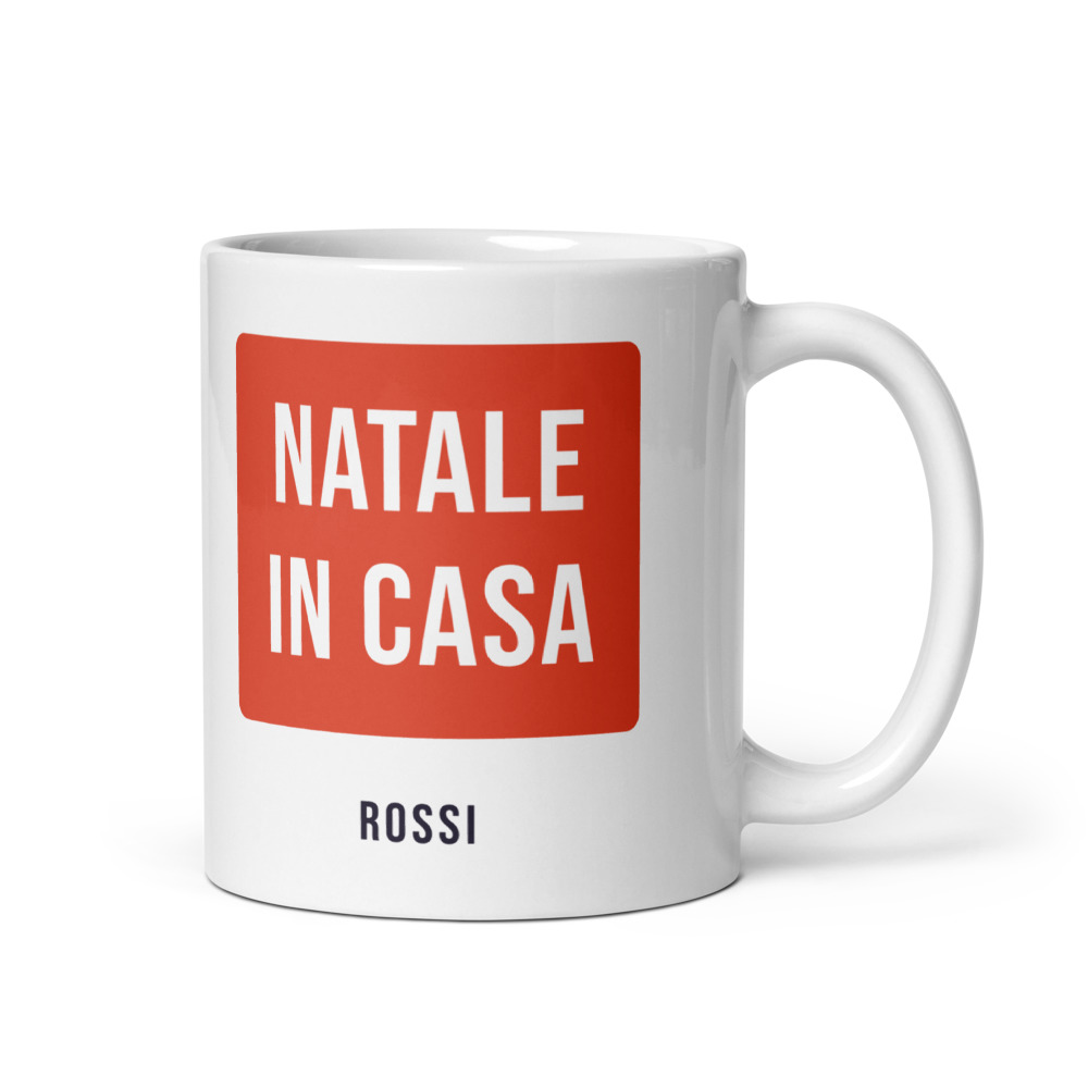 Tazza Natale in casa {nomi}