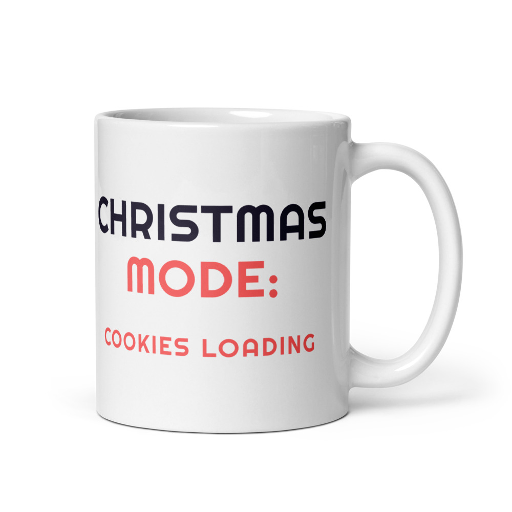 Christmas Mode: cookies loading Mug