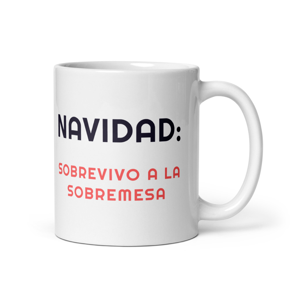 Taza Navidad: sobrevivo a la sobremesa